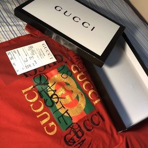 Gucci Capitan Logo T-shirt